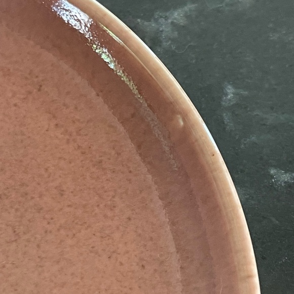 Russel Wright American Modern 6” Desserts Plates in Coral Peach (3) - Picture 4 of 5